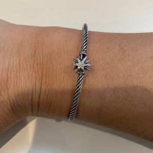 David Yurman Starburst Cable Bracelet w/ Diamonds
